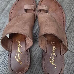 Free People Leather Sandals Size 37.5